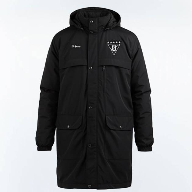 Parka jacket negra